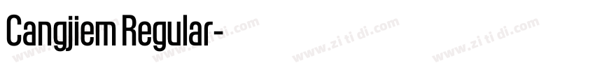 Cangjiem Regular字体转换 Cangjiem Regular字体转换